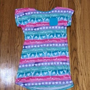 paris girls nightgown
